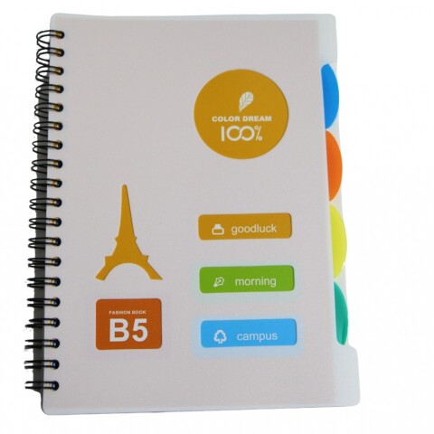 CUADERNO B5 16KPP TAMAÑO 18X26 COLOR AMARILLO