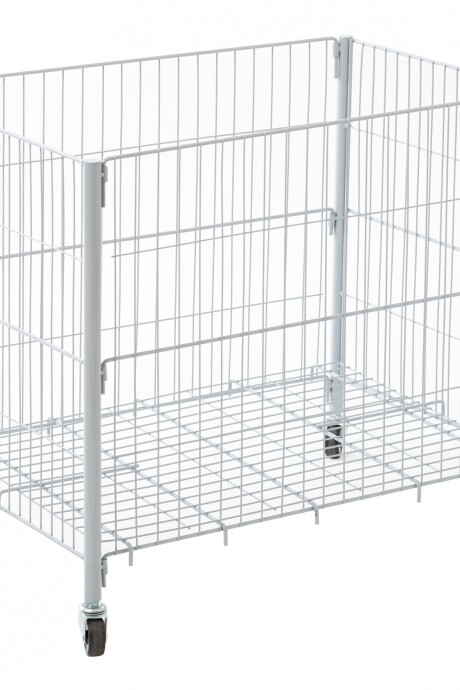 Canasto Exhibidor Mesa De Ofertas Con Ruedas Gris Canasto Exhibidor Mesa De Ofertas Con Ruedas Gris