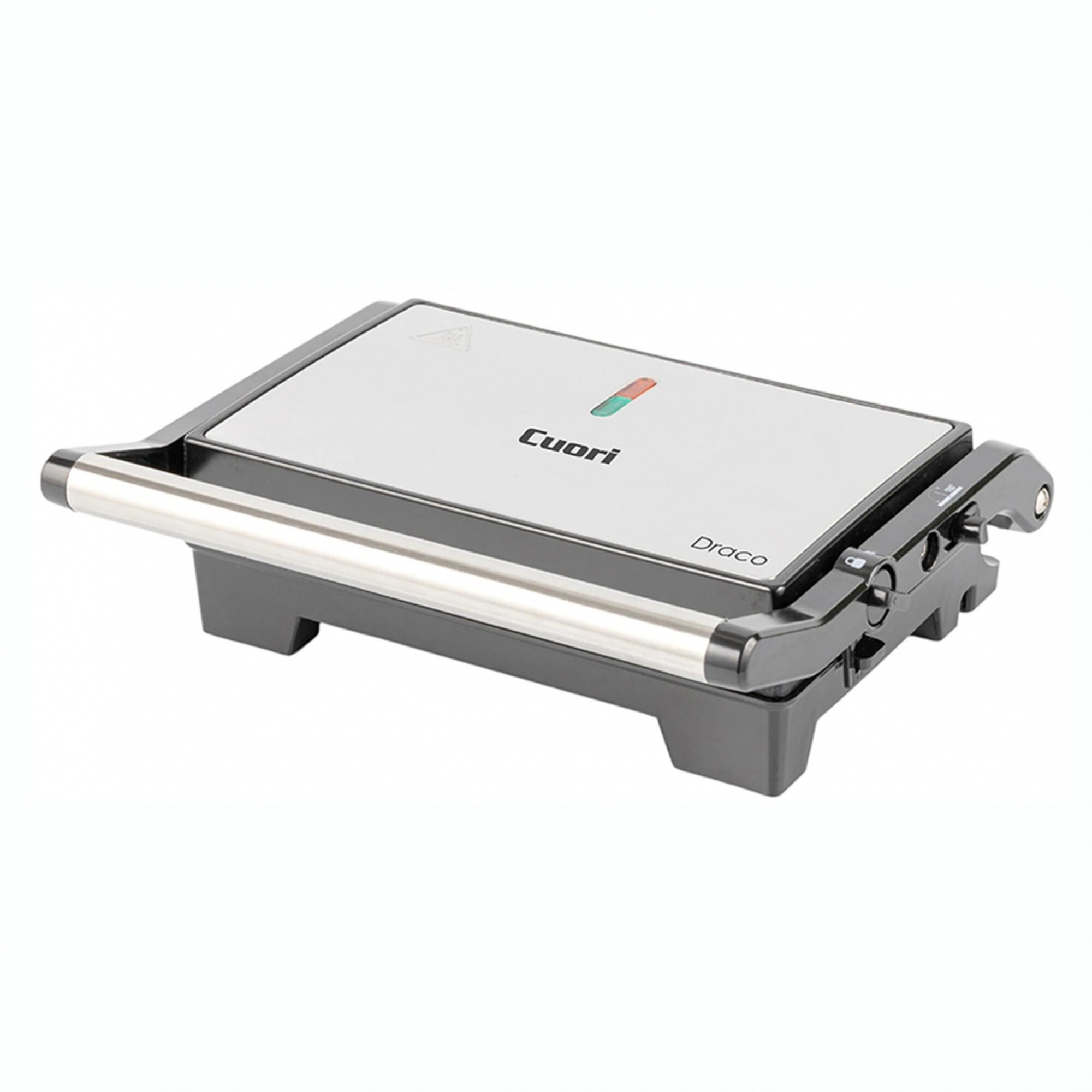 Sandwichera Grill CUORI Draco Acero 750W Planchas Antiadherentes