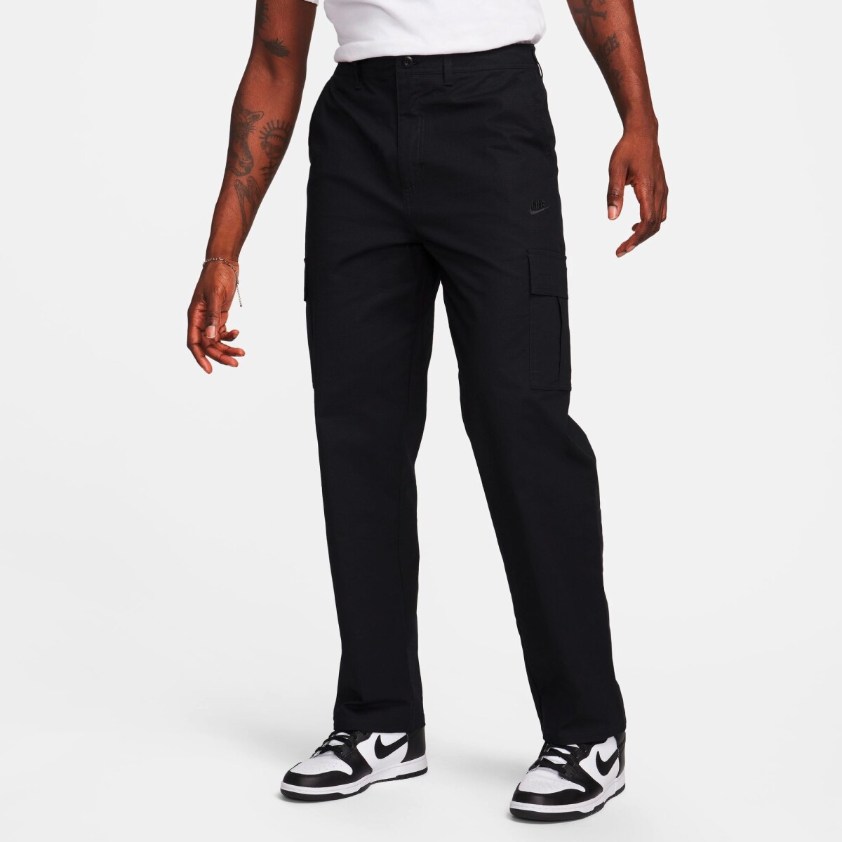 M NK CLUB CARGO PANT - Negro 