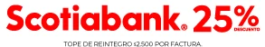 Beneficios Scotiabank 25%