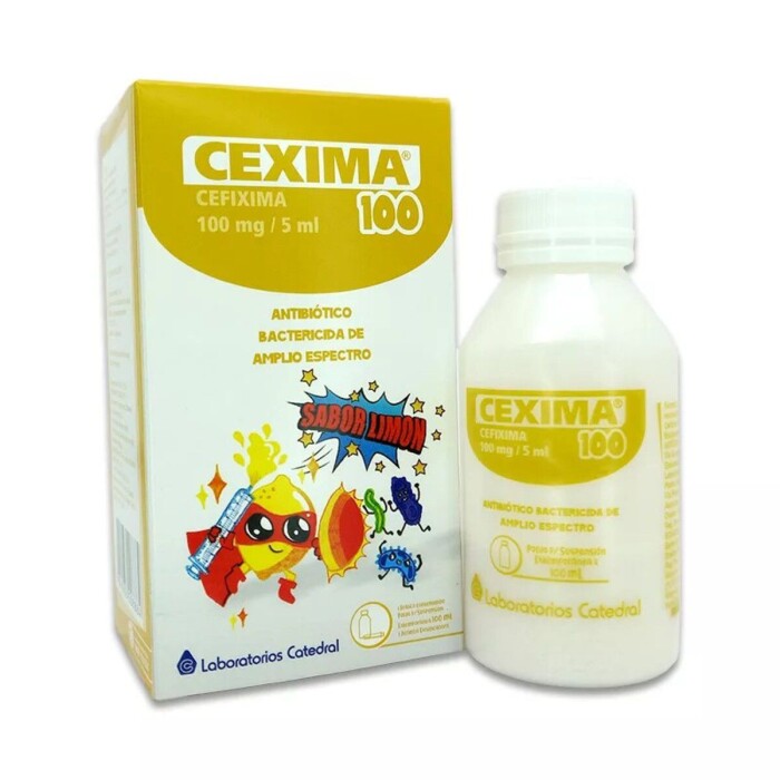 CEXIMA 100 SUSP. FRASCO X 100 ML. única