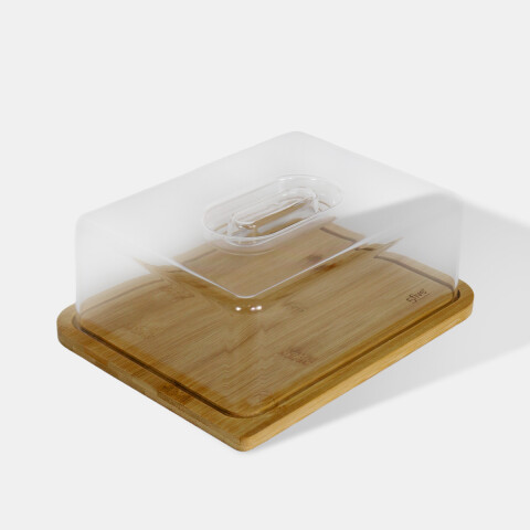 ORGANIZADOR PLAST/BAMBU P/QUESO Unica