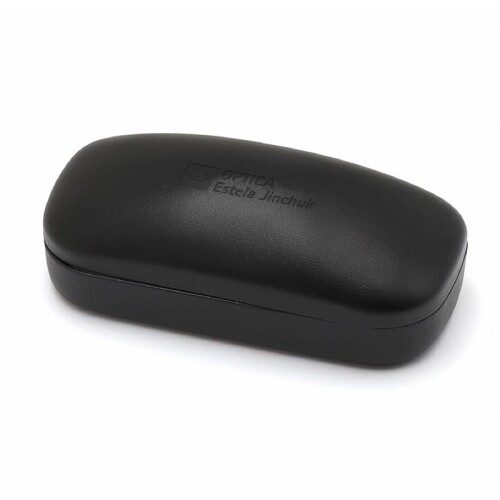 Estuche Rigido Grande Negro Optica Estela Jinchuk Accesorios