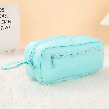 Mochila Urbana Expert + Cartuchera Set Puffer Celeste