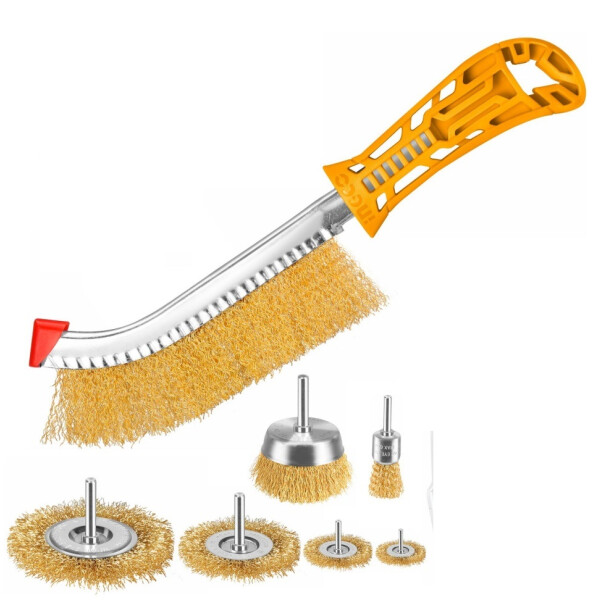 SET X 7 CEPILLOS ALAMBRE WB10071 INGCO SET X 7 CEPILLOS ALAMBRE WB10071 INGCO