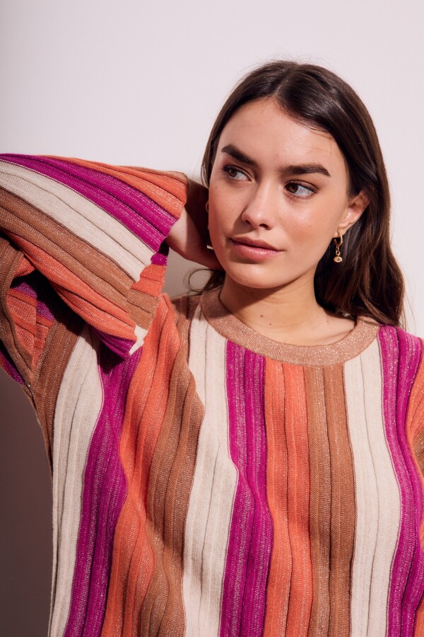 Sweater Rayado Lurex Multi