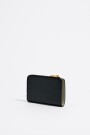 CARTERA RECTANGULAR PIEL Negro