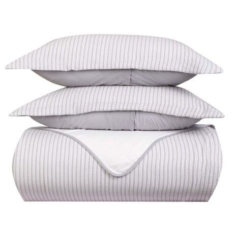 SET CUBRECAMA SUPER KING ALGODON MARIN