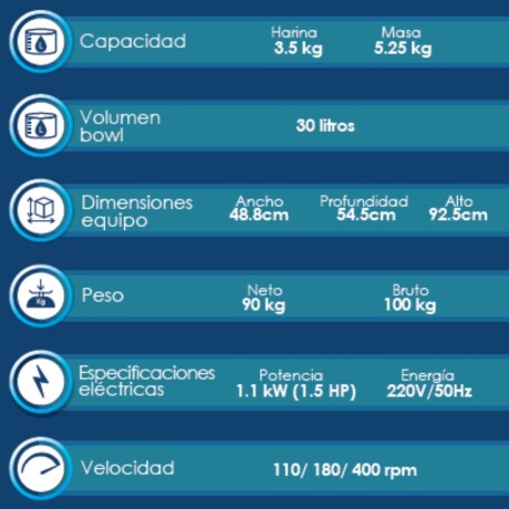 Batidora Industrial de Hierro Fundido 30 Litros Batidora Industrial de Hierro Fundido 30 Litros
