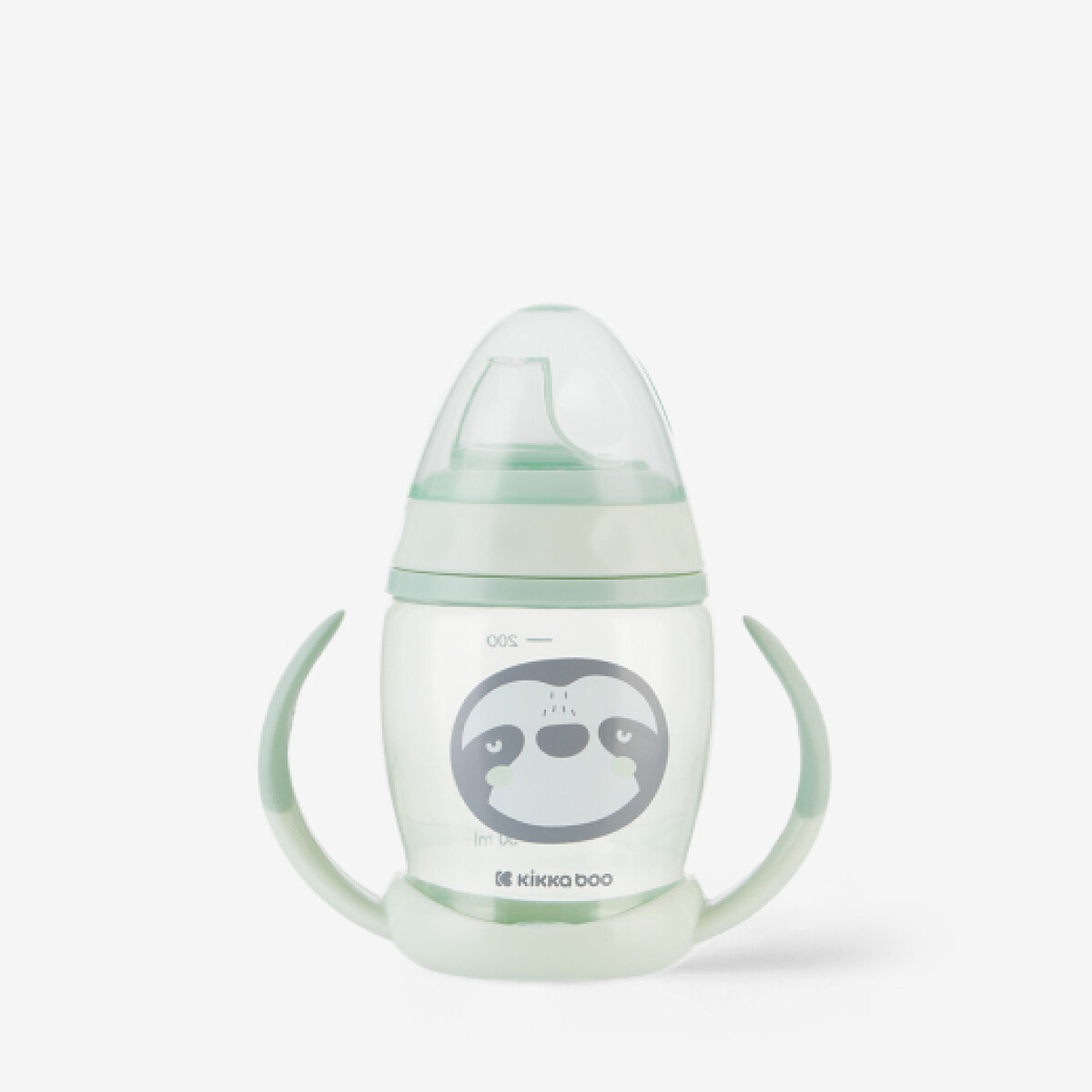 Vaso HAPPY FACE KIKKABOO - verde agua 