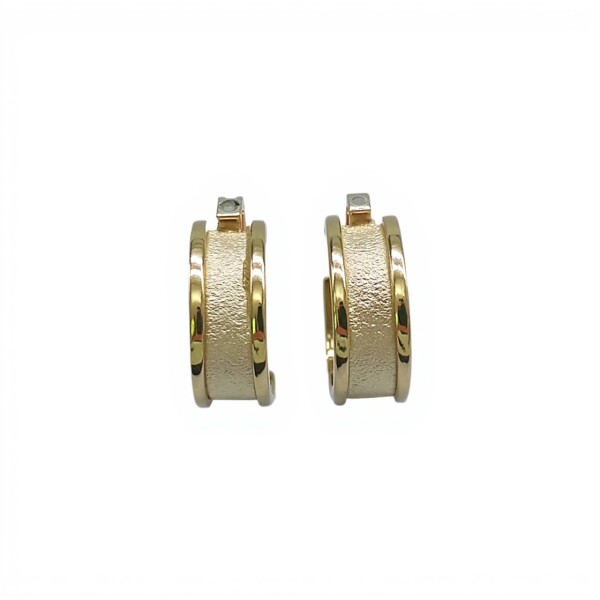 Caravanas aros esclavos- Plata 925- Sin piedra - CA4123 sinpiedra