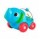 Autito Sonajero Animal Auto Rodante en Plástico Bebé Huanger Celeste