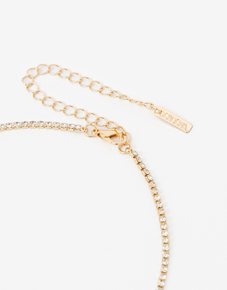 Chokers Strass Choker Corazón Strass - Cristal