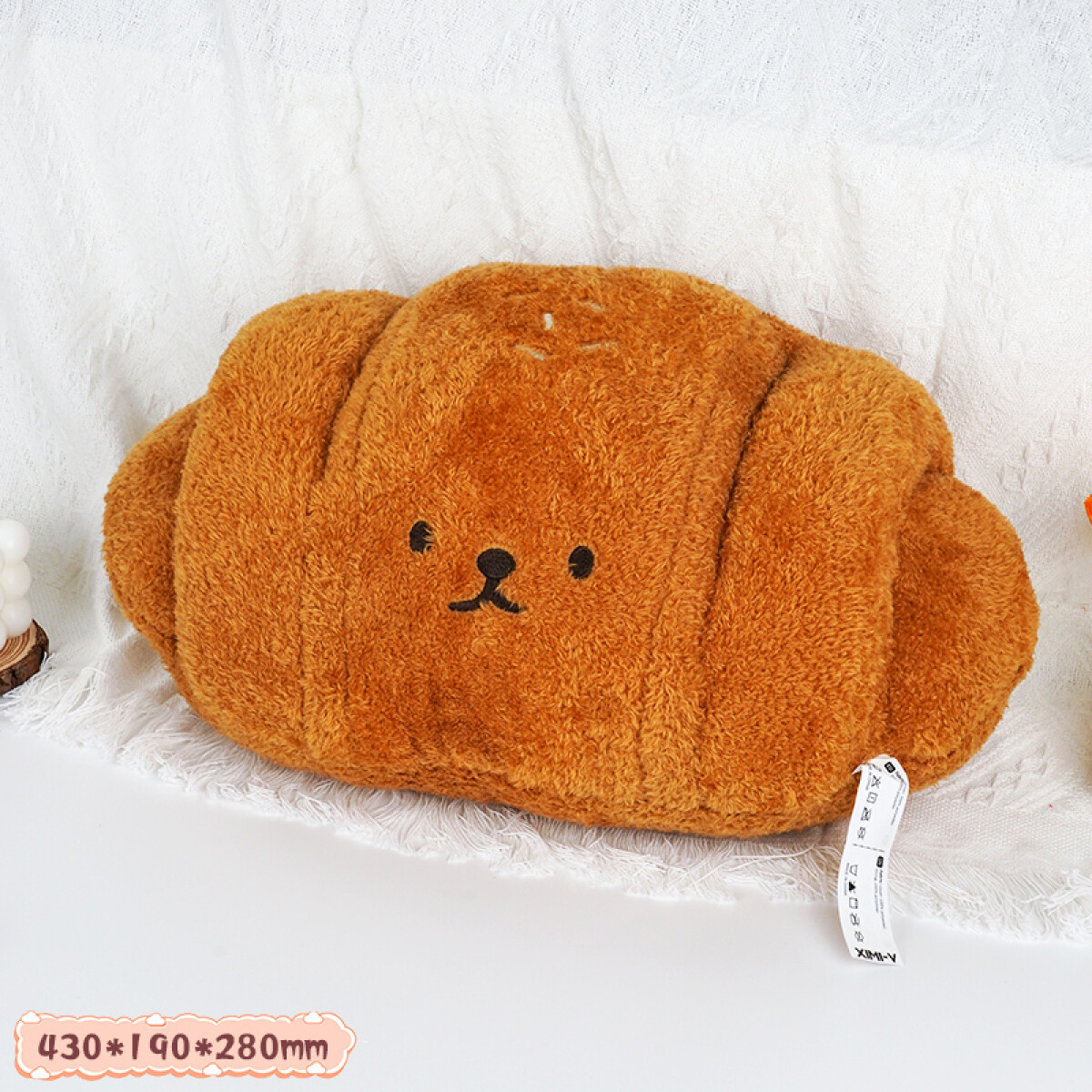 Peluche Almohadón Croissant - 43cm 
