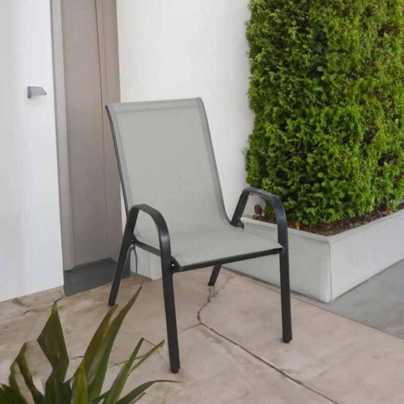 Silla de Patio Sling de Acero Crudo Silla de Patio Sling de Acero Crudo