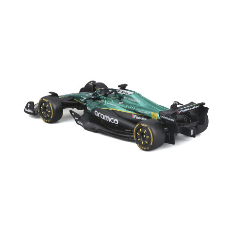 Bburago Formula 1 Aston Martin Aramco Escala 1:43 Lance Stroll