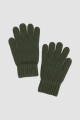 Guantes polar basic Verde mili/esmeralda