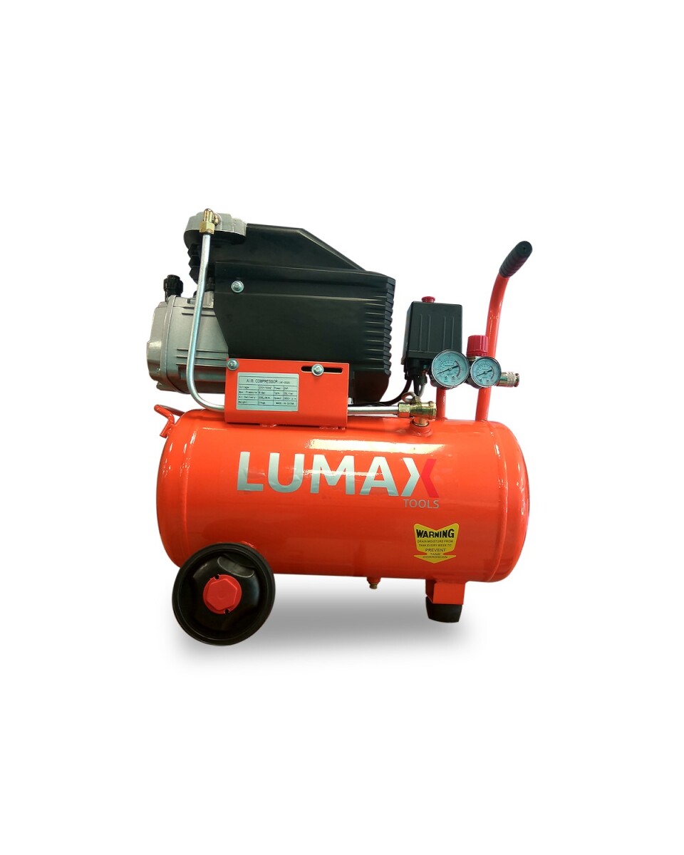Compresor de Aire Eléctrico 25Lts y 2 HP Lumax 