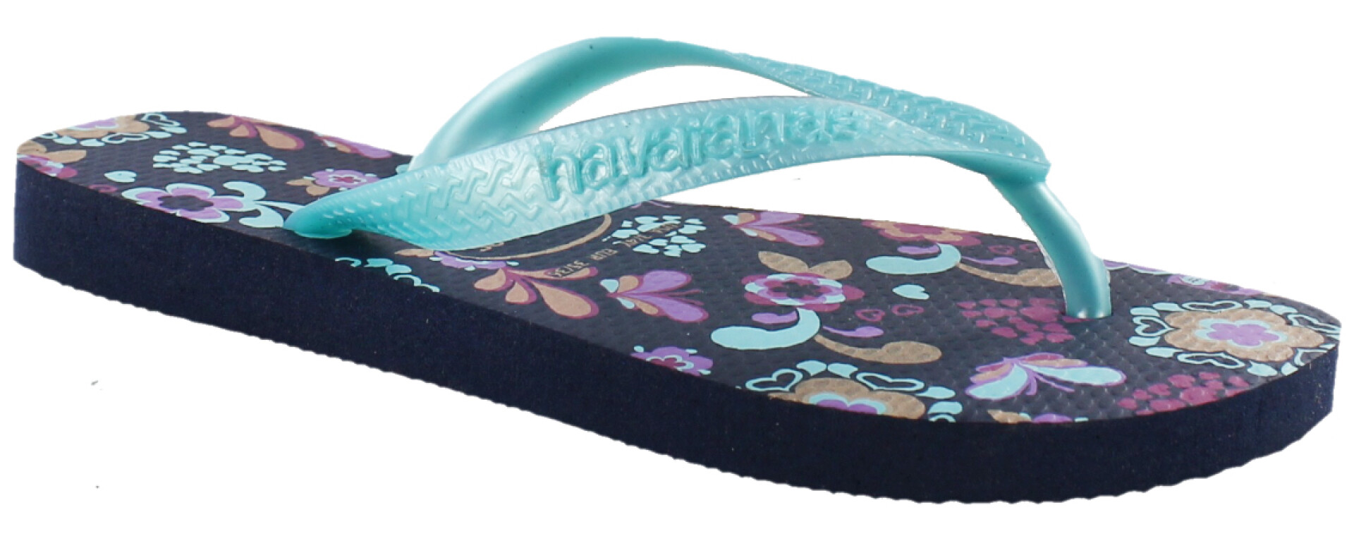 Sandalia de Niños Havaianas Hav.Kids Flores - Azul Marino 