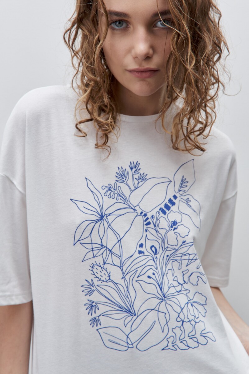 REMERA MECA Blanco