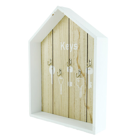 PORTA LLAVES MADERA FORMA CASA KEYS PORTA LLAVES MADERA FORMA CASA KEYS