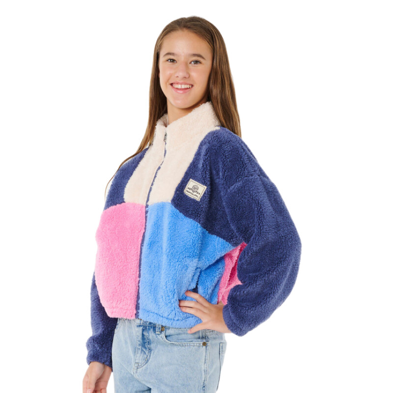 Canguro Rip Curl Block Party Fleece Niña- Multicolor Canguro Rip Curl Block Party Fleece Niña- Multicolor