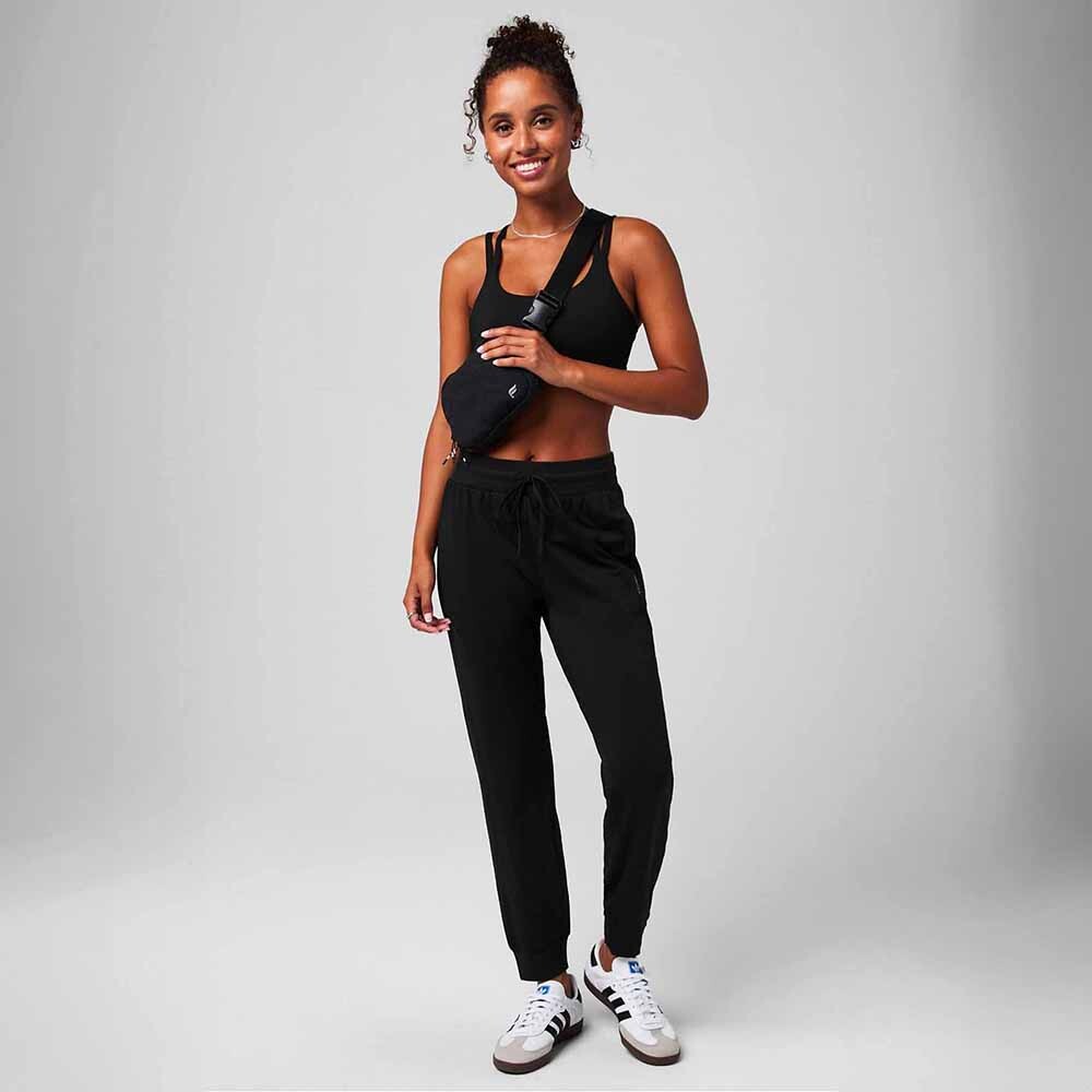 Leggings Jogger Cloud Jersey Mujer Black