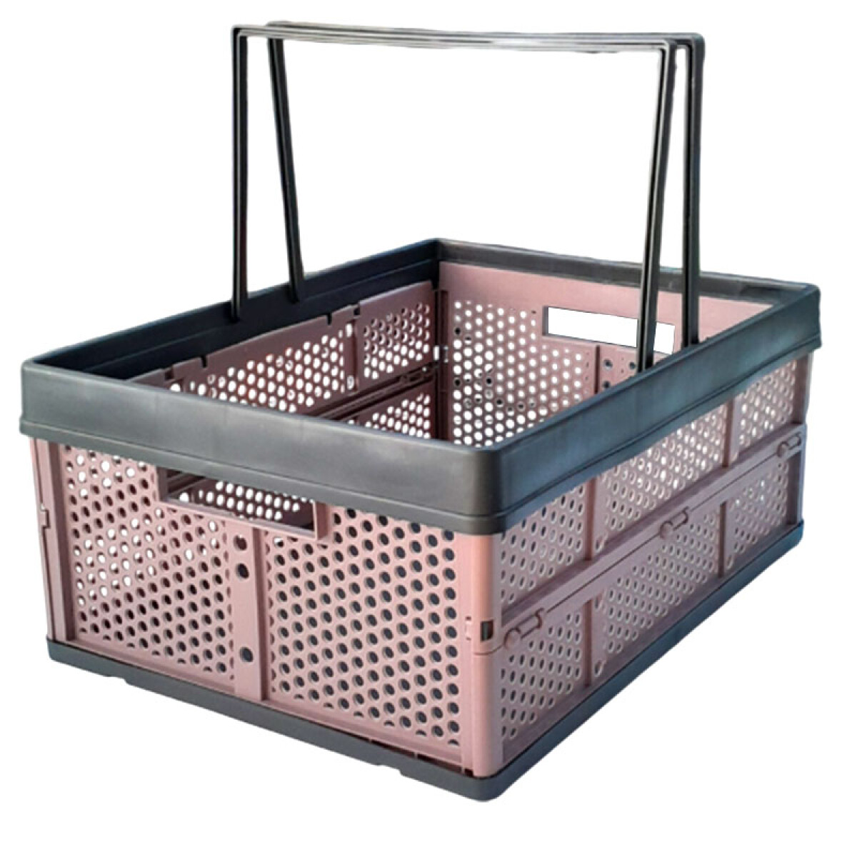 Canasto organizador plegable con asas - Canasto Organizador Plegable Con Asas 