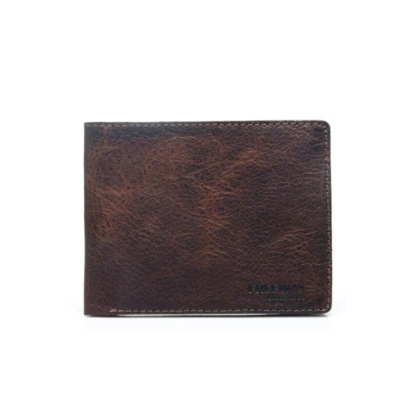 Billetera Freeway COIN Marrón Chocolate