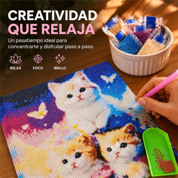 Kit de Pintura Diamante 5D Diamond Painting 30 x 30 cm DISENO 2