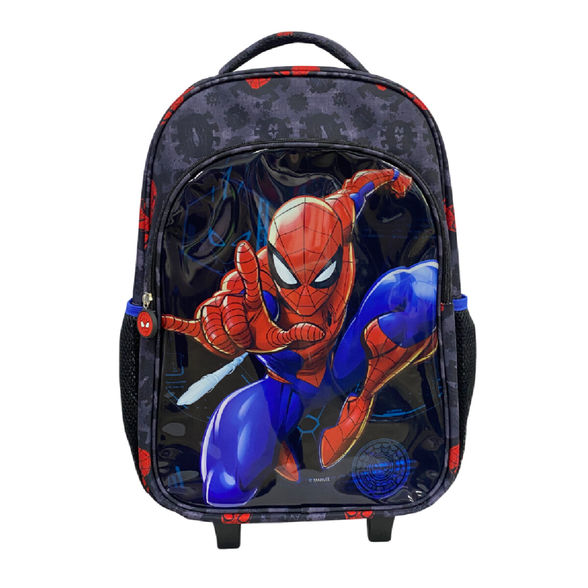 MOCHILA SPIDERMAN CON CARRO 40CM 