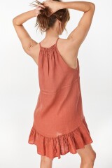 Vestido Lola Terracota