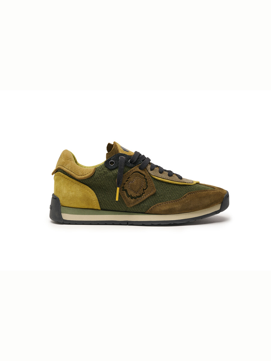 SHOES ENSO TWILL FELT - KHAKI/PSY 