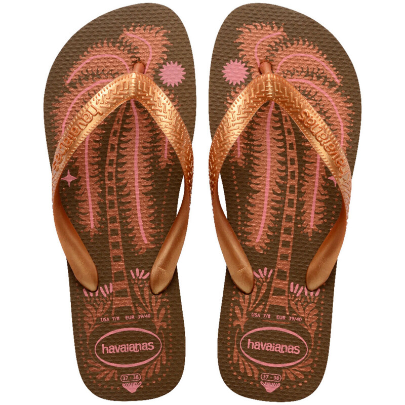 Sandalias de Mujer Havaianas Top Summer Vibes Marrón