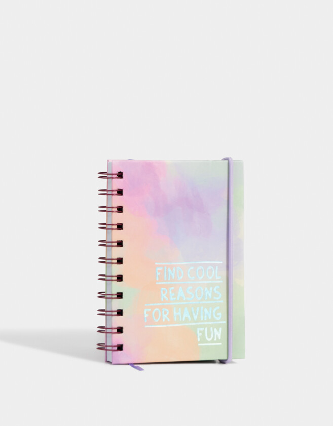Anotadores Cuadernos y Memos Estampados Cuaderno A6 Tapa Dura Holográfico - Combinacion Multicolor