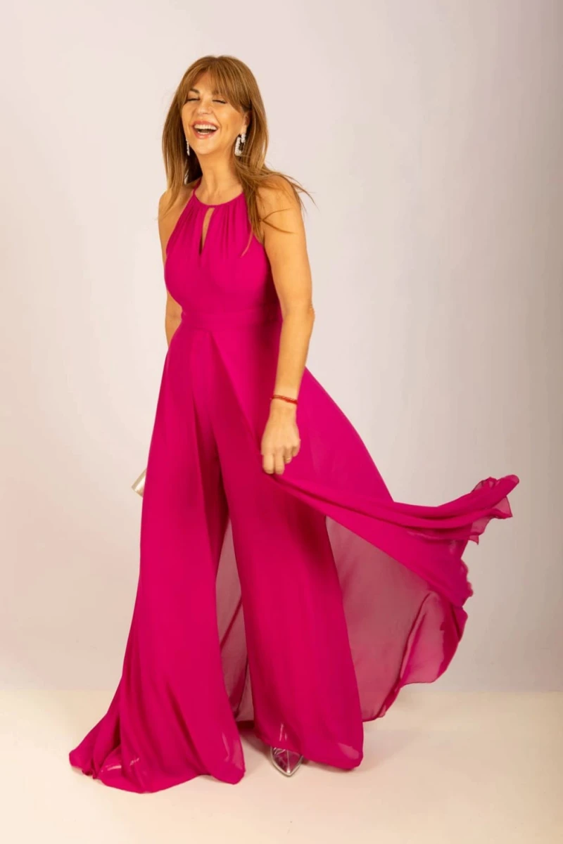 Mono con sobrefalda Magenta