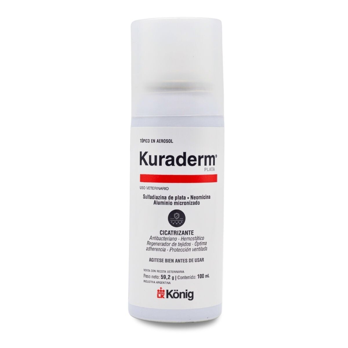 CICATRIZANTE BACTERICIDA KURADERM 100 ML KONIG 