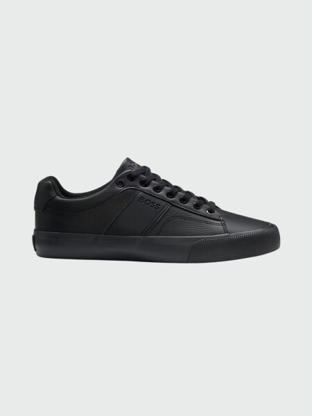 BOSS - Zapatillas Aiden Tenn Grained Negro Opaco