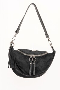 Cartera Gamuza Vegana Negro