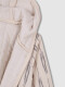 Abrigo Acolchado Estampado Ikat Blanco Roto