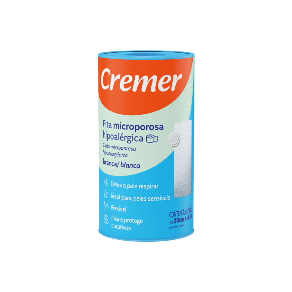 CINTA HIPOALERGE CREMER 10 CM X 4,5CM única