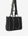 City Cartera City Efecto Texturada - Negro