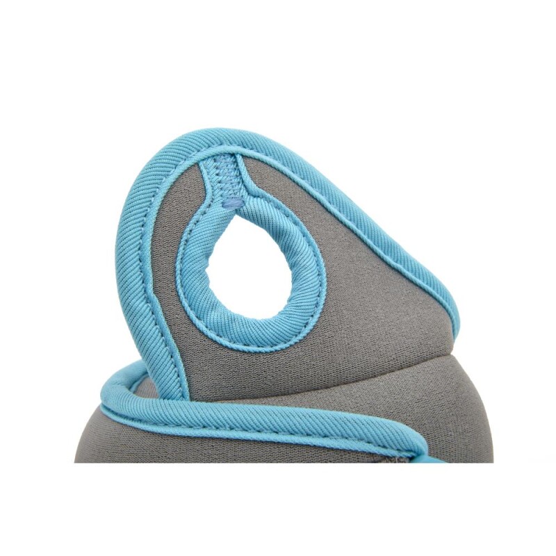 Muñequeras con peso Reebok 0.5kg Celeste