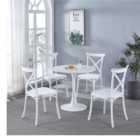 Silla Vienesa de Jardin Blanco