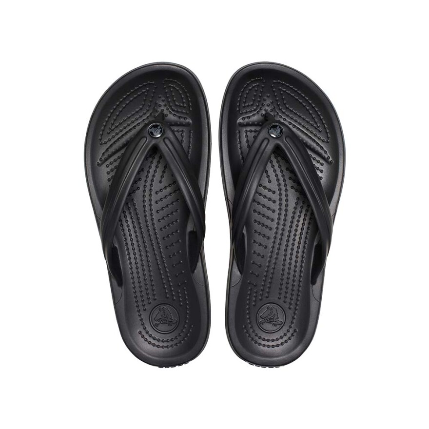 Sandalias Crocband Flip Unisex Black/slate Grey