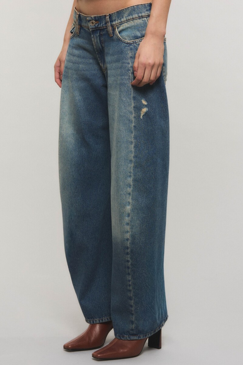 JEANS TWISTER VINTAGE Azul