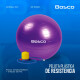 Pelota 65 Cm Pilates Yoga Bosco Gimnasia + Inflador De Pie Violeta