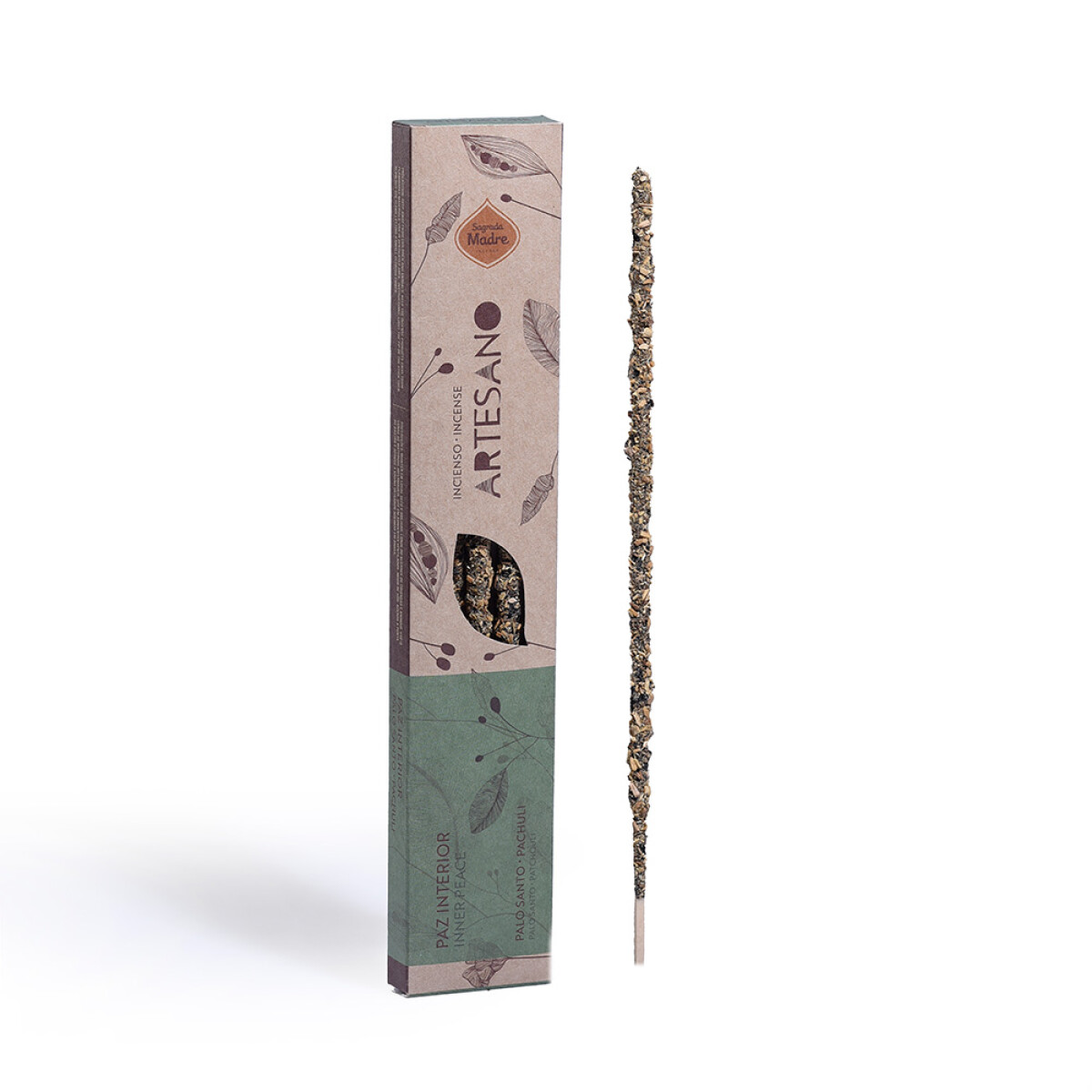 INCIENSO ARTESANO SAGRADA MADRE X5 - Palo Santo/patchouli 