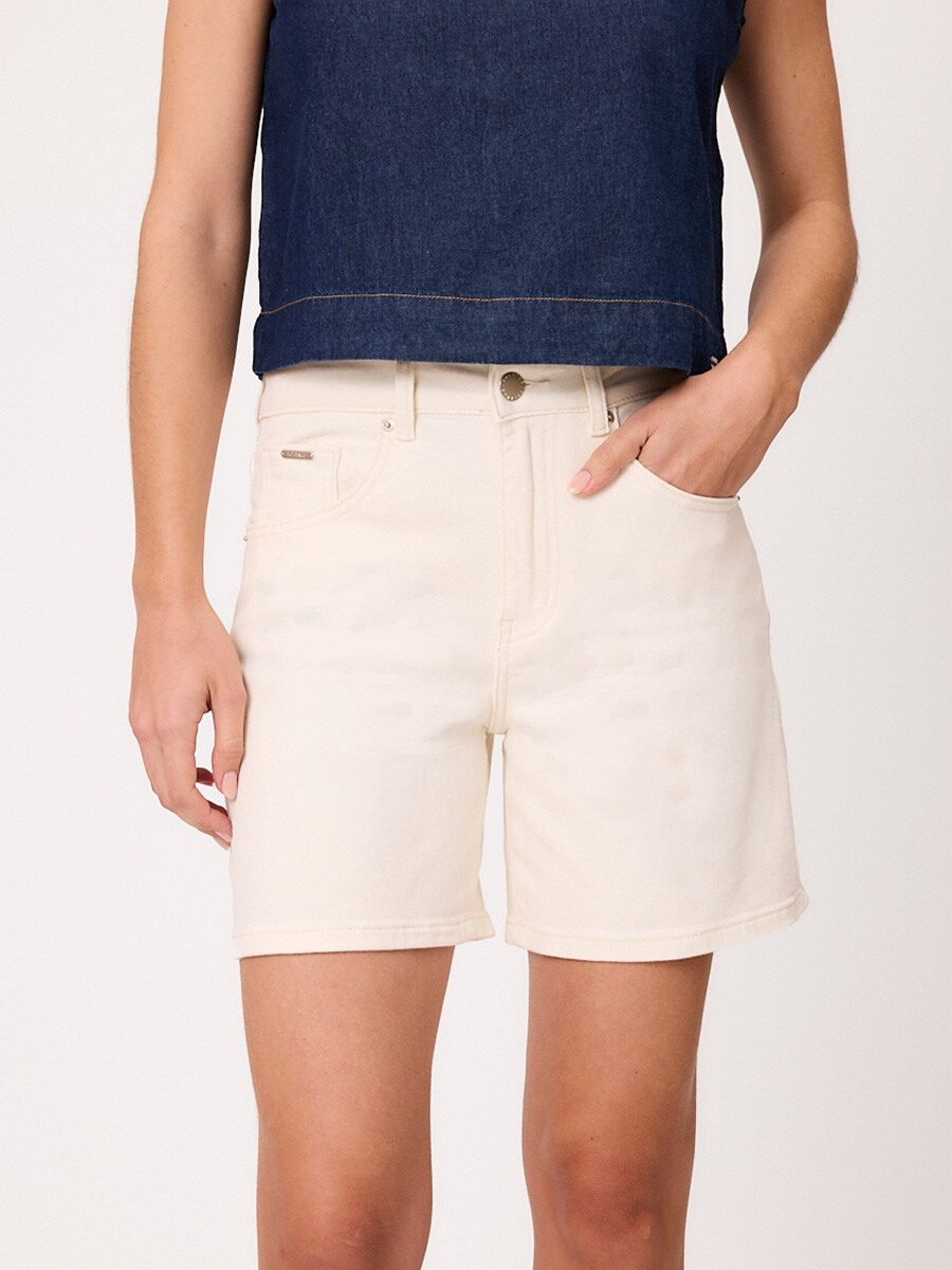 SHORT ELADIA S27 POLANCO - Crema 